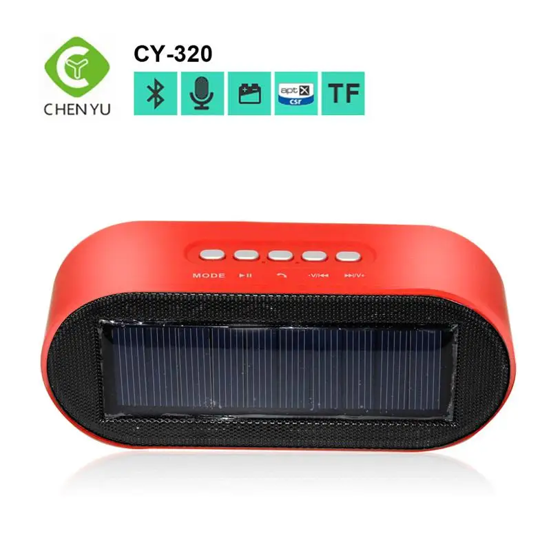 Многофункциональный солнечной энергии Водонепроницаемый мини Солнечный wirelessspeakers