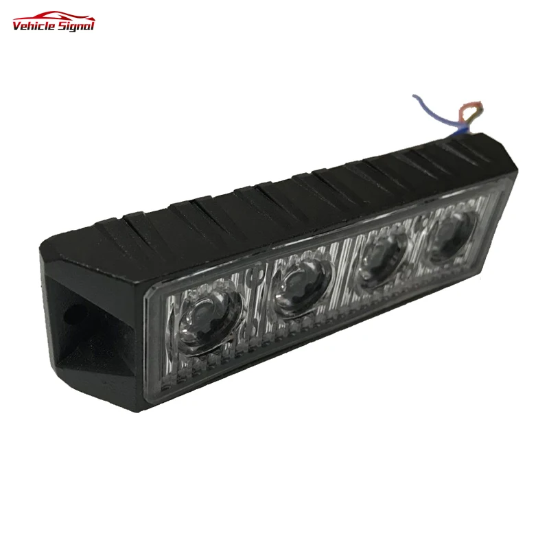 
High Quality Amber strobe Grille light 12W Professional Warning Surface Mount dash deck Light for Police 