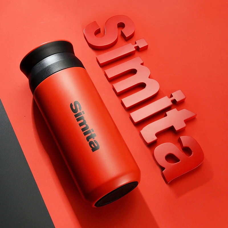 
SIMITA Water Bottles 400ml Vacuum Flask 304 Stainless Steel Insulated Leak Proof Thermos bottle for Sports 