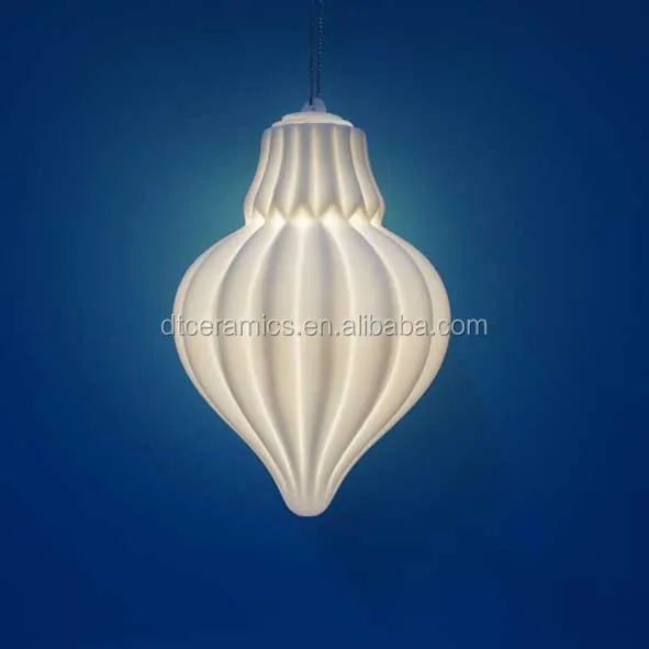 2018 new Bisque Porcelain Ball Ornament Ceramic Christmas hanging Ball