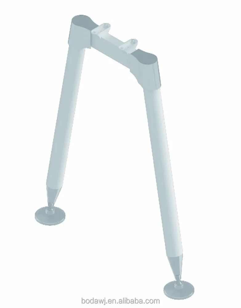 Modern office table leg metal desk round leg steel support leg