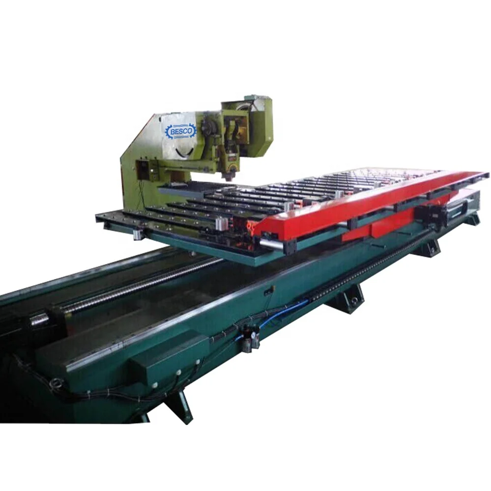 Hole Meshes Metal Sheet Perforating Machine J21S 100ton Deep Throat Punching Machine CNC Hydraulic Pressing Metal Products BESCO