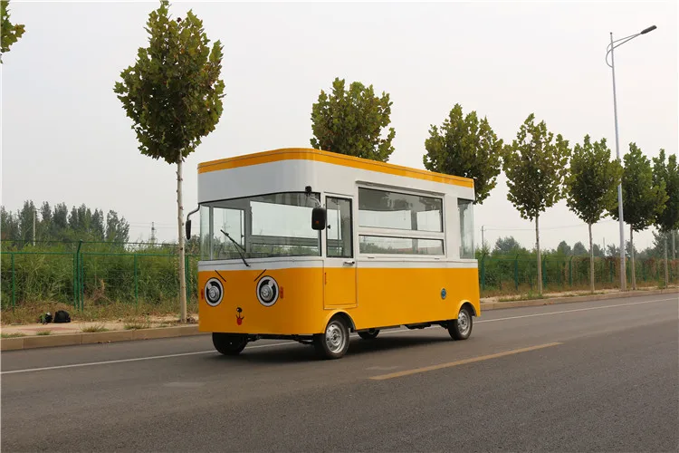 OEM Mobile Electric Snack Vending Truck Fast Outdoor Street Kitchen Food Cart Trailer for Sale Hot Dog