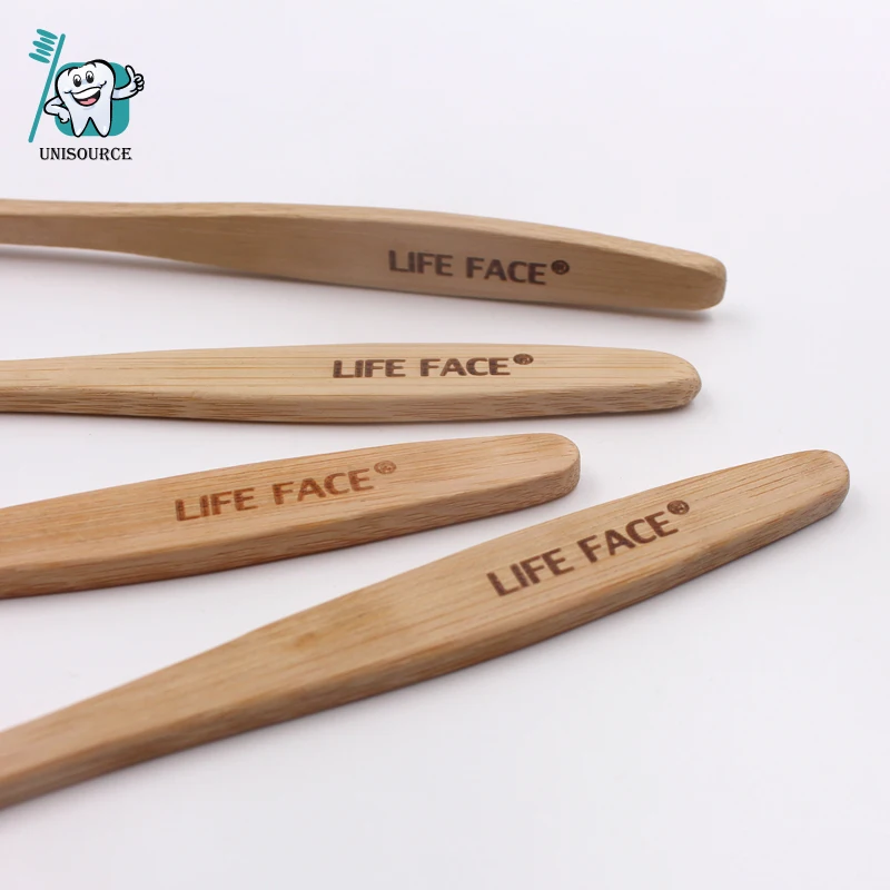 2021 Китайская дешевая бамбуковая зубная щетка с бесплатным пластиковым покрытием