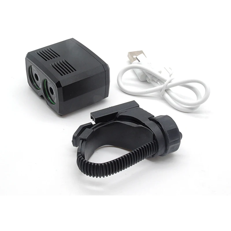 New Strong Light Bicycle Lights Mountain Bike Headlights With Bicycle USB Rechargeable Flashlight Cycling Equipment