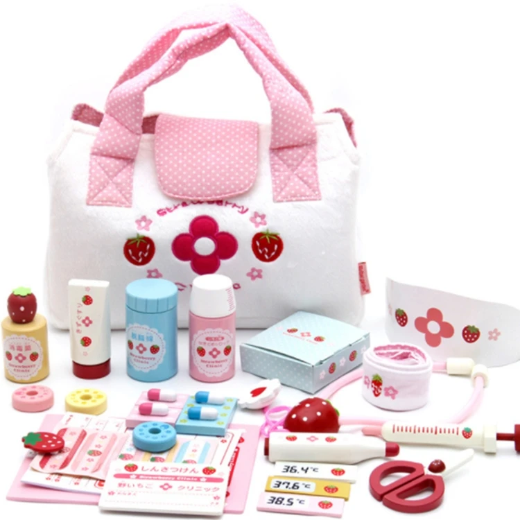 Набор для когнитивного врача раннего детства, деревянная коробка для имитации лекарств, игрушка