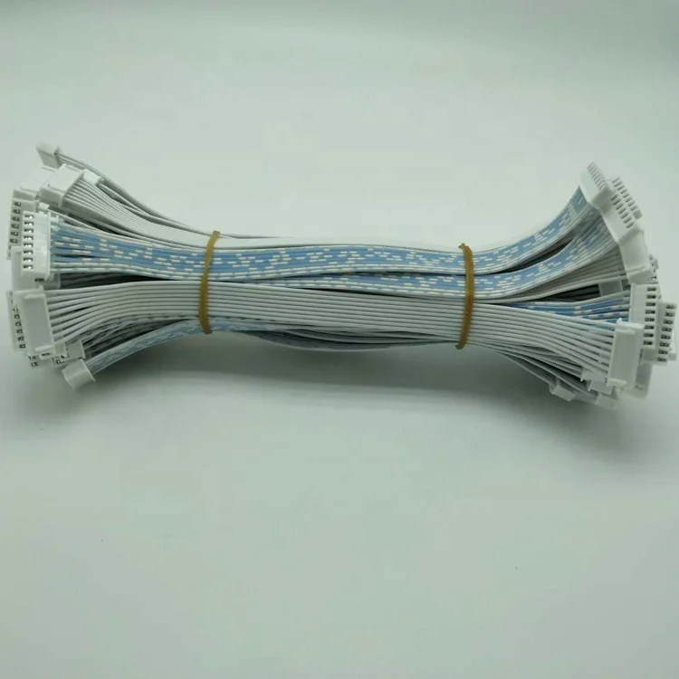
factory XH connector 8 12pin Flat Ribbon Cable 2468 Wiring Harness Cable Assembly 