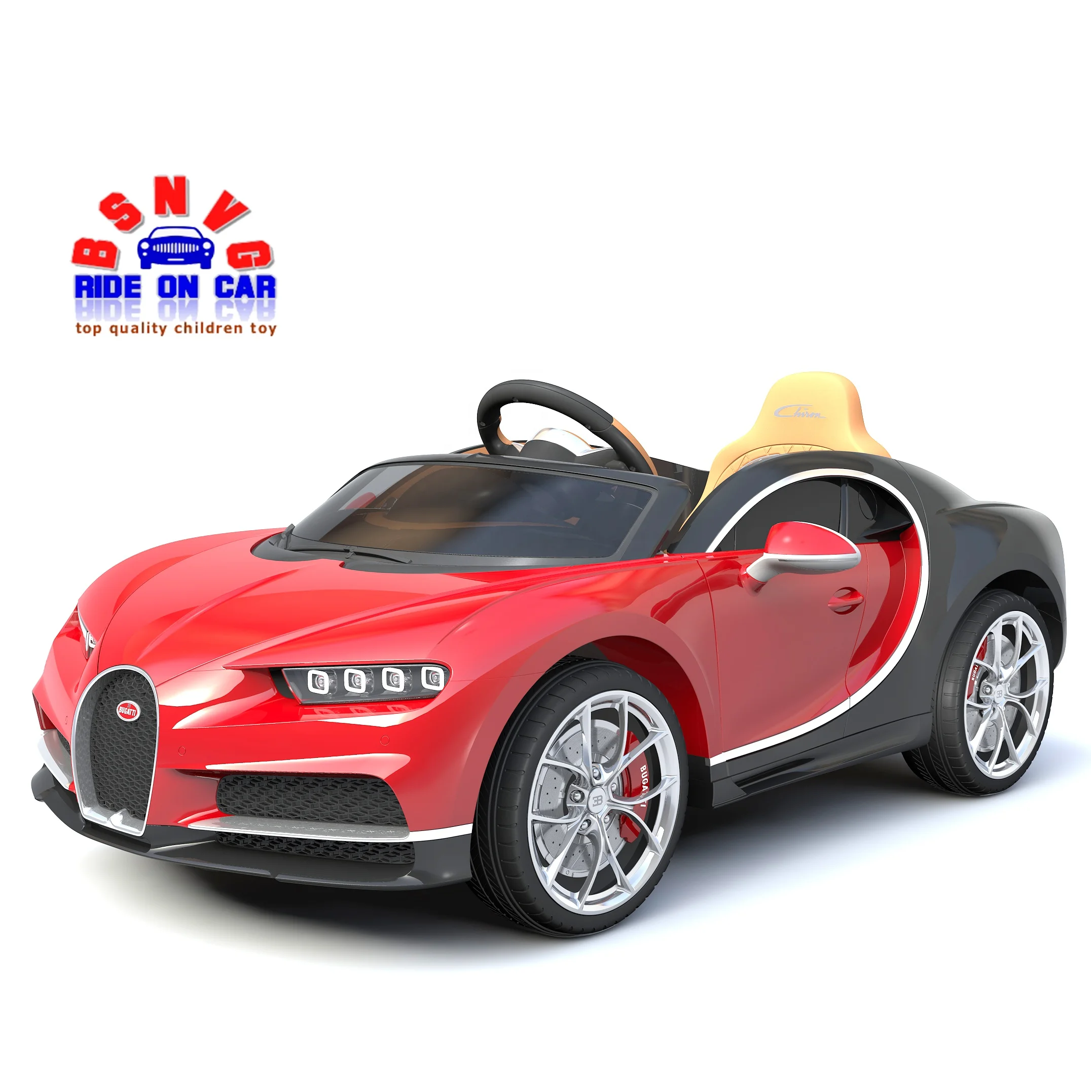 Children Electric Toy Car Price Licenced  Buggati Parental Ride On Car Super Car