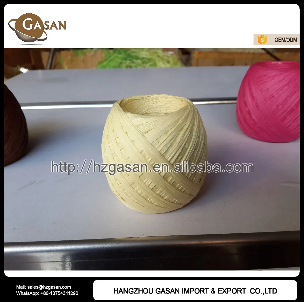 
Arts And Crafts Bright-colored Paper Raffia Crochet Yarn 