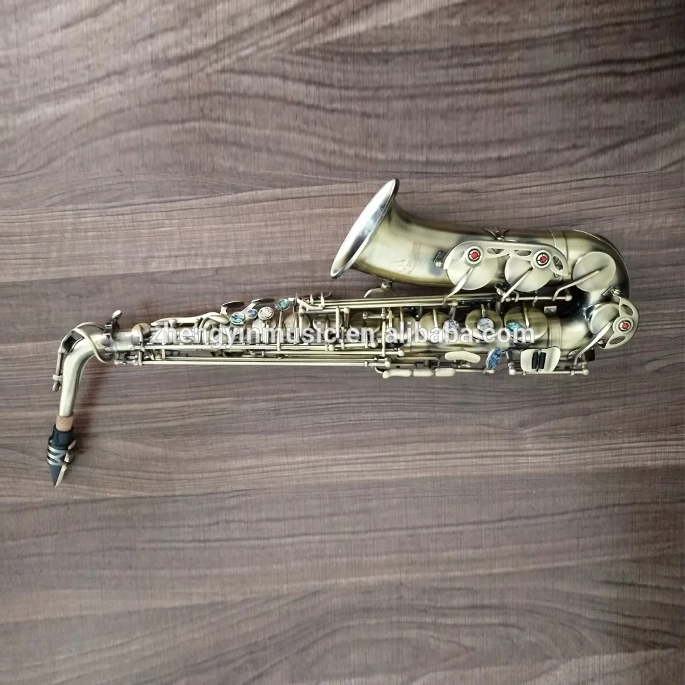
Good quality antique wire drawing alto saxophone 