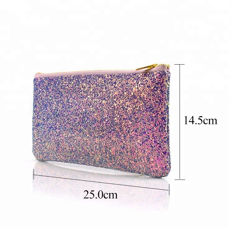 
Hot selling 17 pcs new makeup brush supplier private label glitter bag makeup brush 