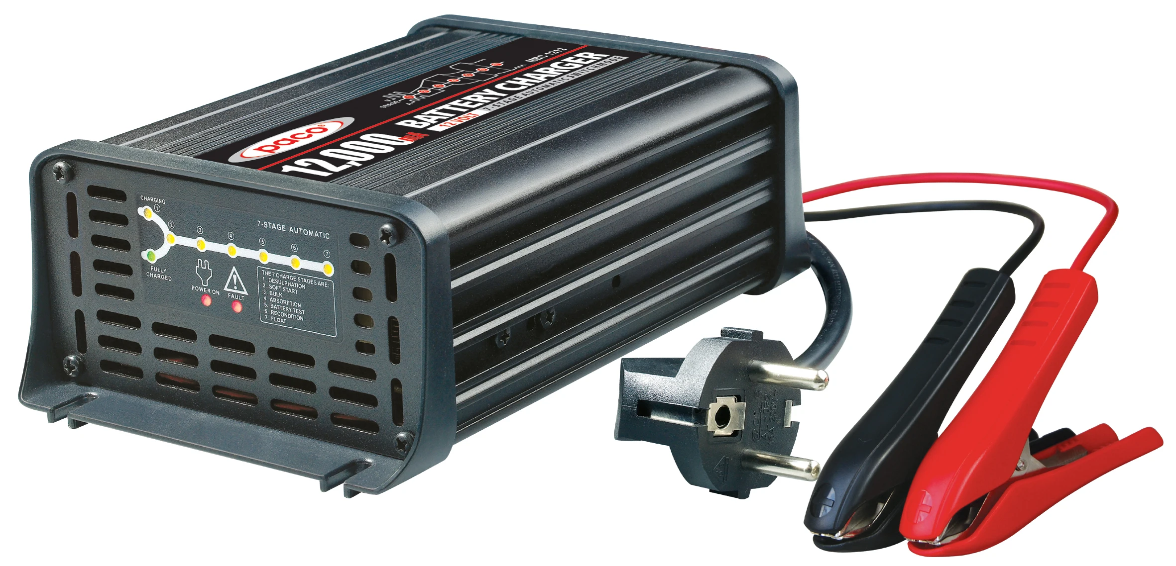 Soft Start 12VDC MBC1212 Battery Charger 12V 12A Battery Charger Charging Car Batteries
