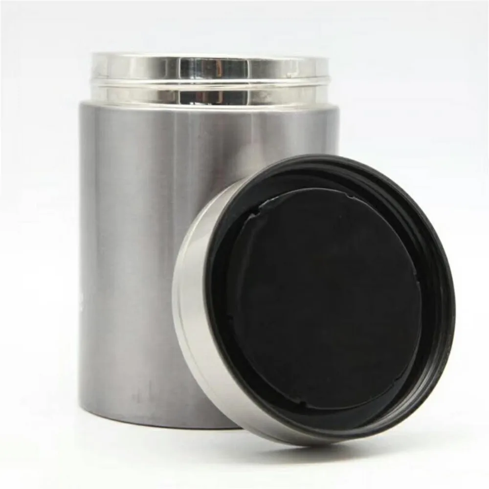 Прозрачная в наличии низкая цена Высококачественная банка для еды с двойными стенками из нержавеющей стали распыления