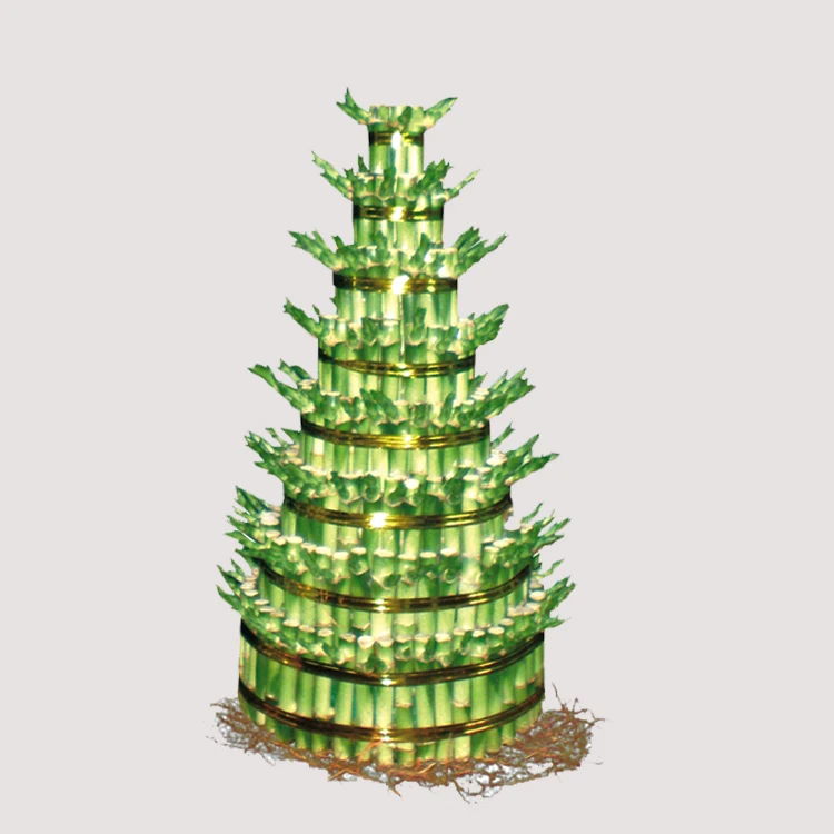 
lucky bamboo tower dracaena sanderiana 4 layers graded aquatic plants 