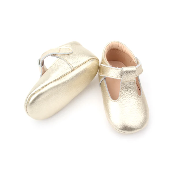 2021 Genuine Leather Baby Soft sole leather Baby shoes walking Tbar shoes
