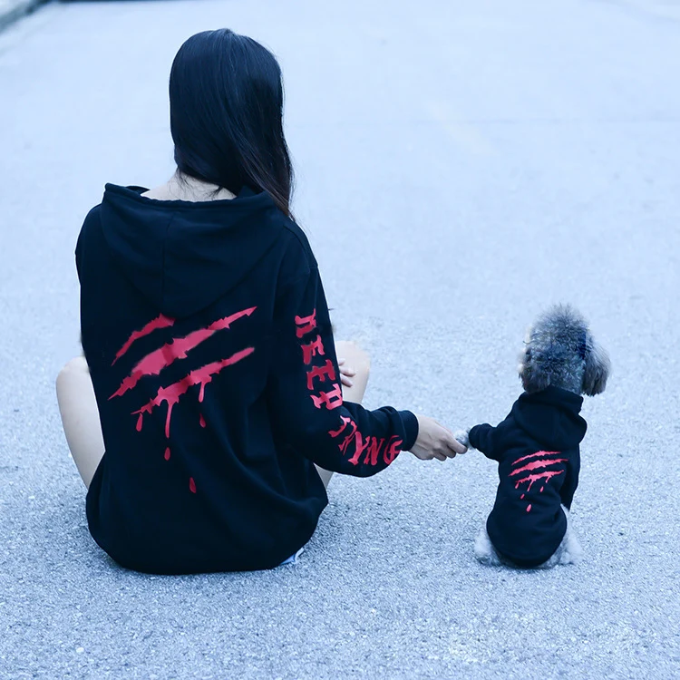 GMTPET Pet Apparel Factory OEM Wholesale Fashion Drop Ship Cotton Hoodie XL Person Designer Dog Clothes XS Large Sizes for Dogs