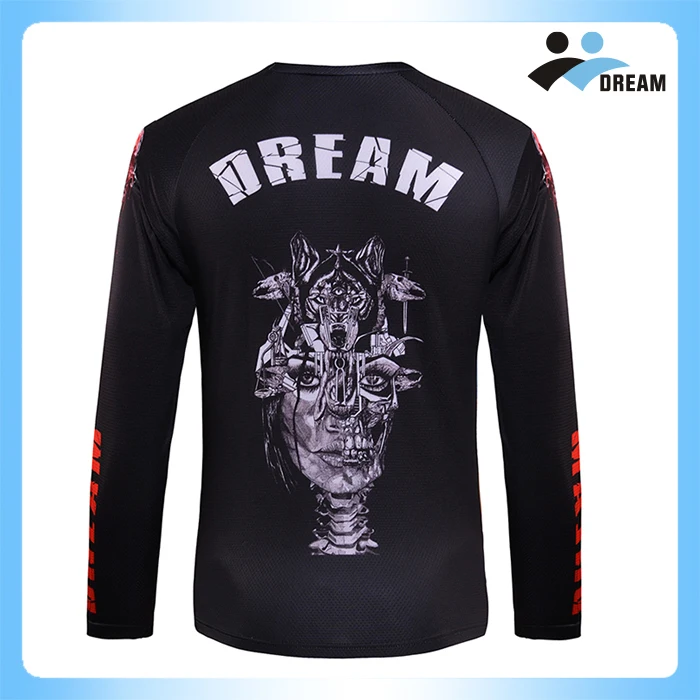 10 Years factory wholesale cheap custom black long sleeve plain t-shirt