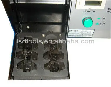 Automatic terminal crimping machine with Exchangeable Die Sets electric connector crimping tools crimper EM-6B2