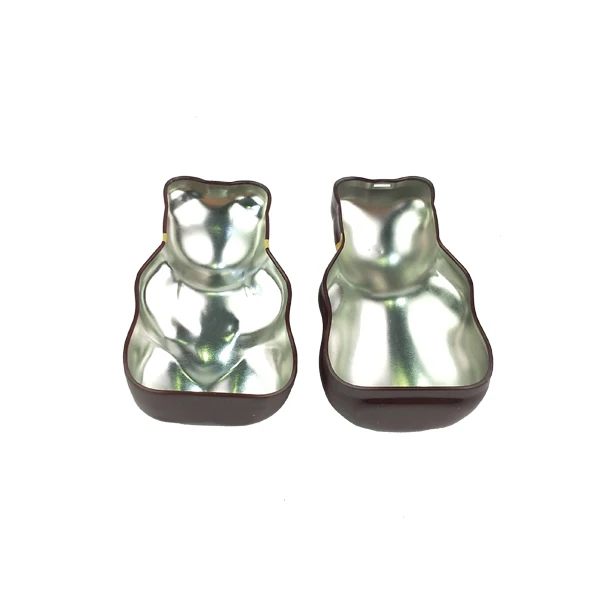 bear Shape candy tin chocolate tin can mint tin box