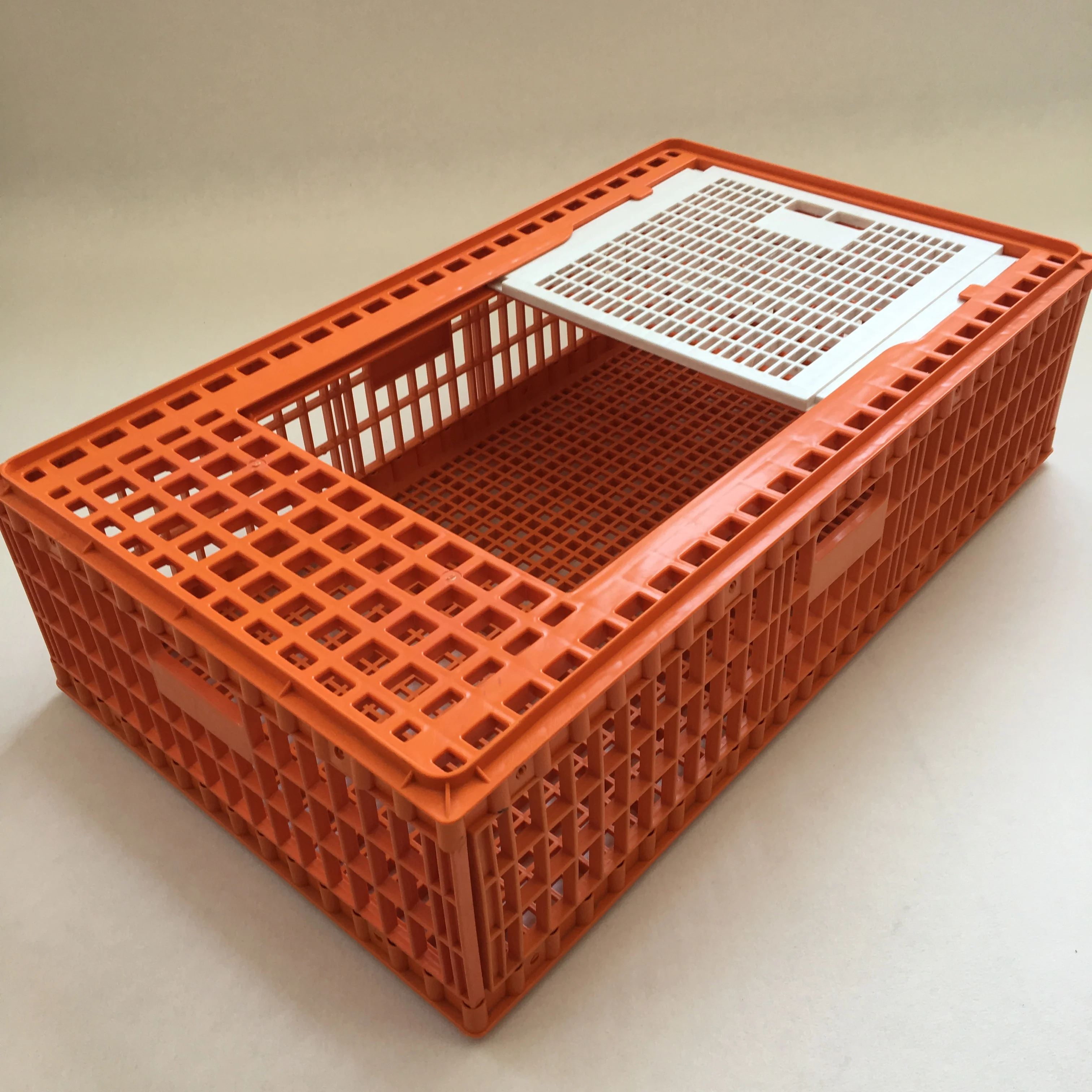 2021 hot sale plastic chicken coop poultry farm used transport crate