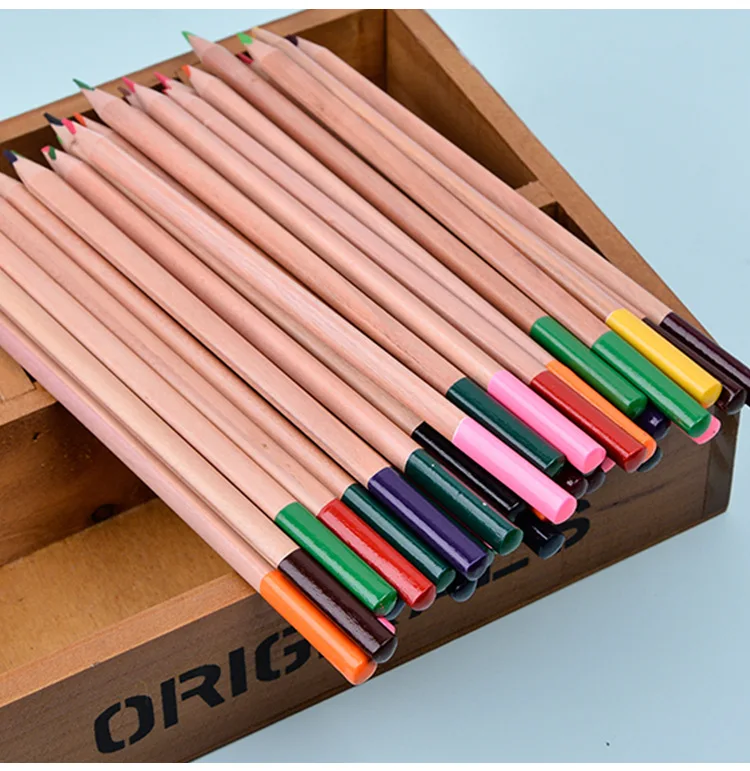 Customized Packaging 36pcs Hexagonal Shape Colour Pencil Set