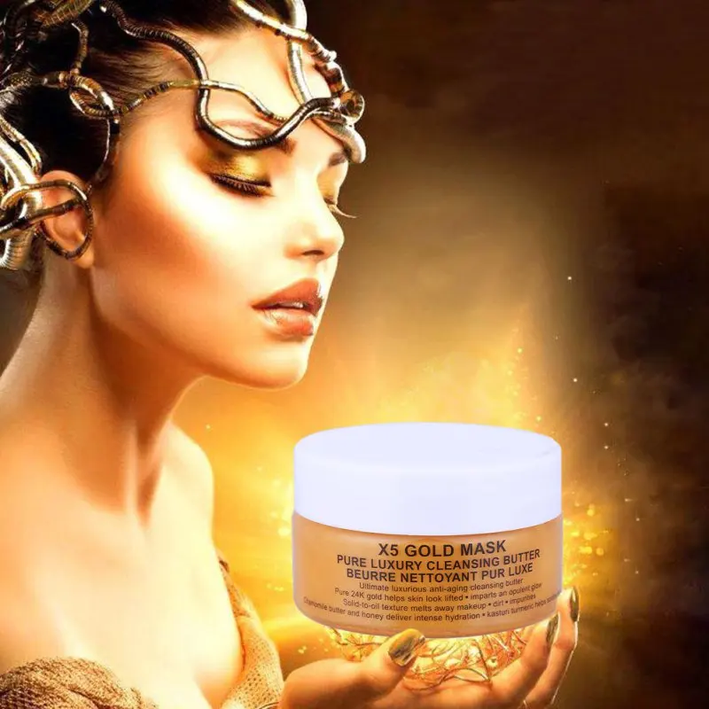 24 K Gold Masks Beauty Moisturizing Contraction Of Tearing Pores Yellow Gold Peel Off Mask Skin Care Cosmetic