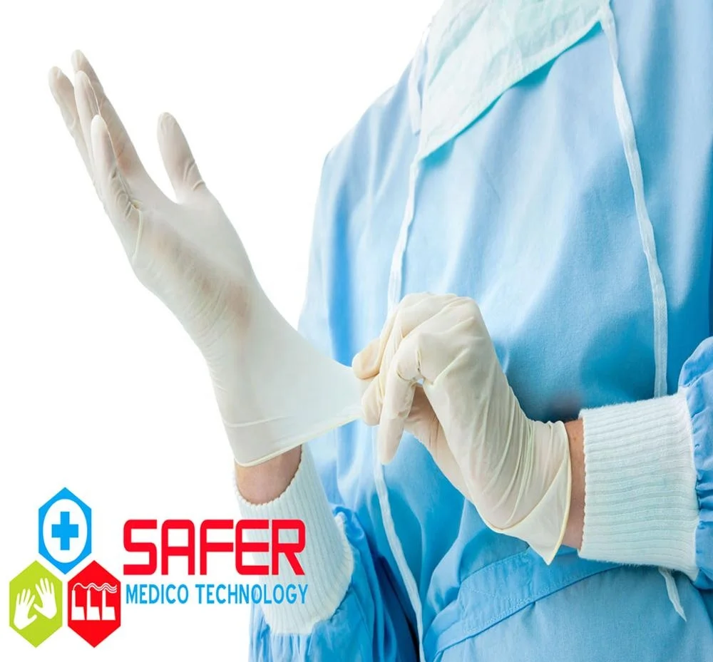 
Латексные хирургические стерильные перчатки 