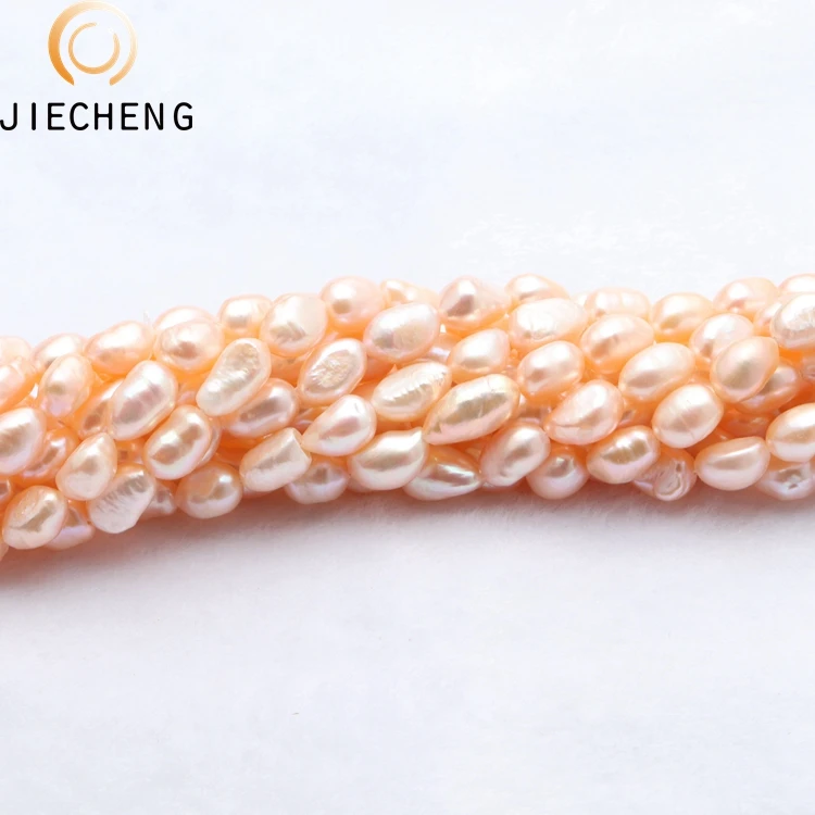 AA+  8-9mm irregular freshwater pearl strand natural zhuji wholesale cultured pearls for sale