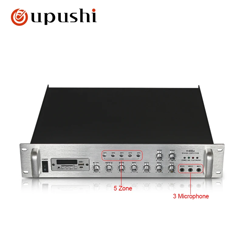  Профессиональный усилитель мощности oupushi 650 Вт