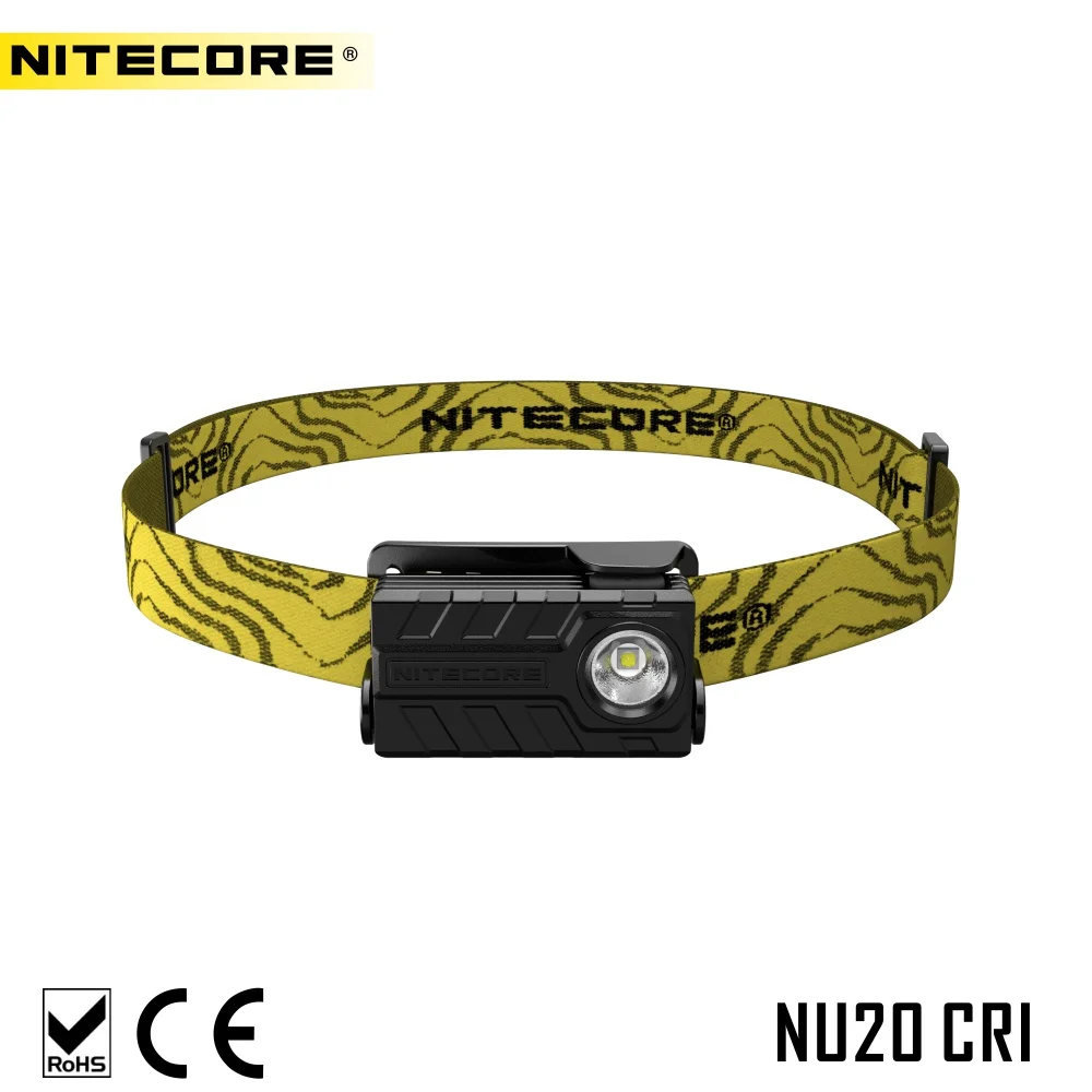 Перезаряжаемый светодиодный налобный фонарь NITECORE NU20 CRI 270 люмен