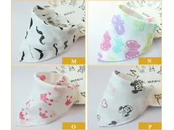 ready to ship factory hotsale cheap price wholesale baby bandana organic cotton bibs