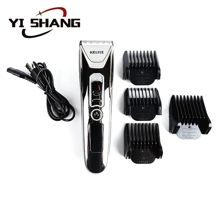 LED display electric cordless hair clipper professional rechargeable hair trimmer for male