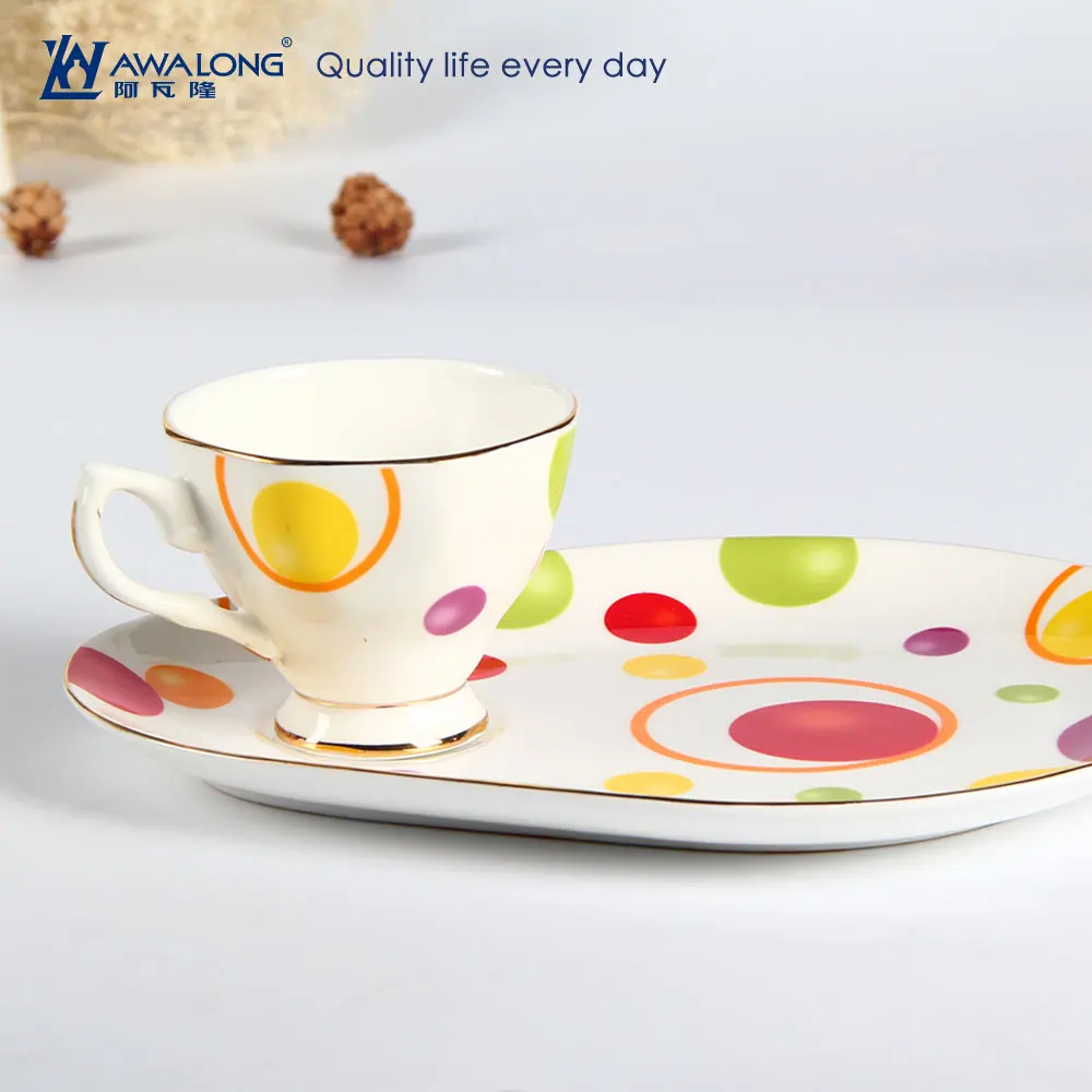 one person use authentic Chinese tea set with tray / bone porcelain  modern tea set