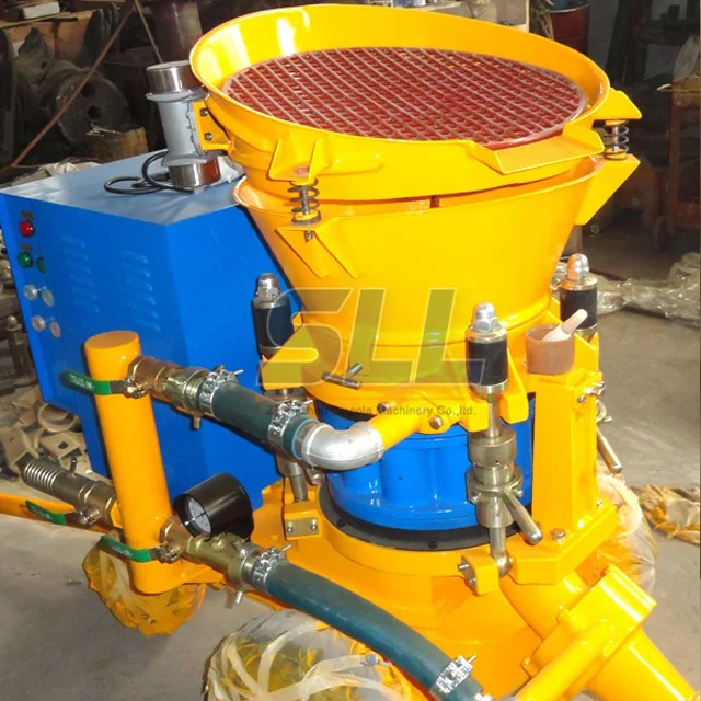 2021 China hot sale mini gunite machine dry and wet mix shotcrete machine price