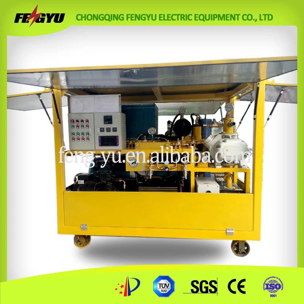 Fengyu SF6 добыча газа и SF6 очистки для ГИС переключатель