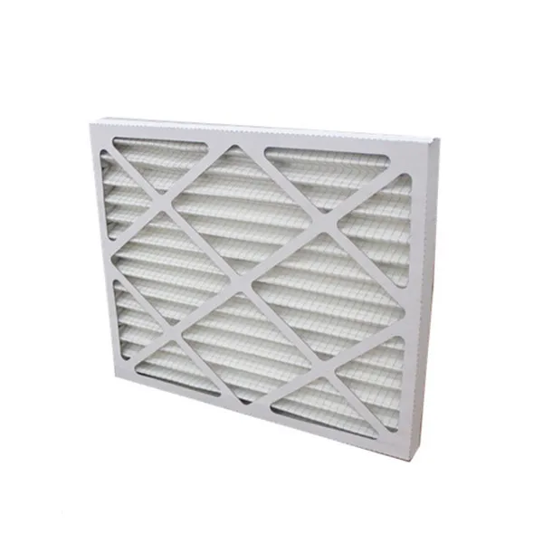 Air conditioning filters Cardboard Frame Merv7 Merv8 Pleated Panel Air Filter