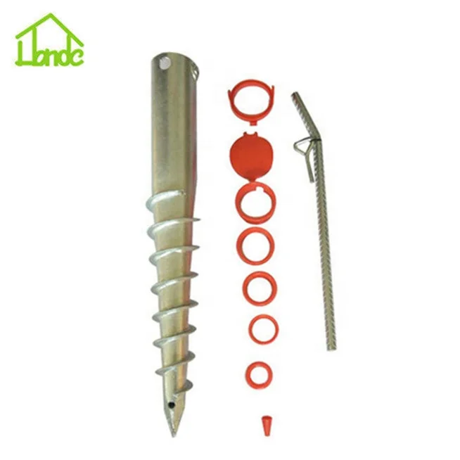 Metal galvanized ground screw anchor for foundation from China factory