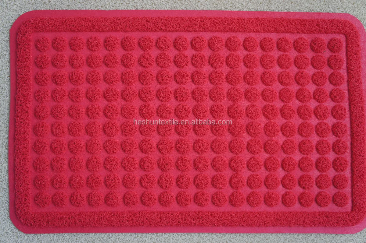 rectangle paw PVC Non-slip Dog Cat Feeding Mat Pet Tray Litter Mat