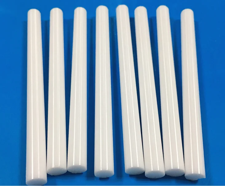 Factory price 95% Alumina ceramic solid rod  pink  8.6mm*24.5mm/49.5mm/66.5mm