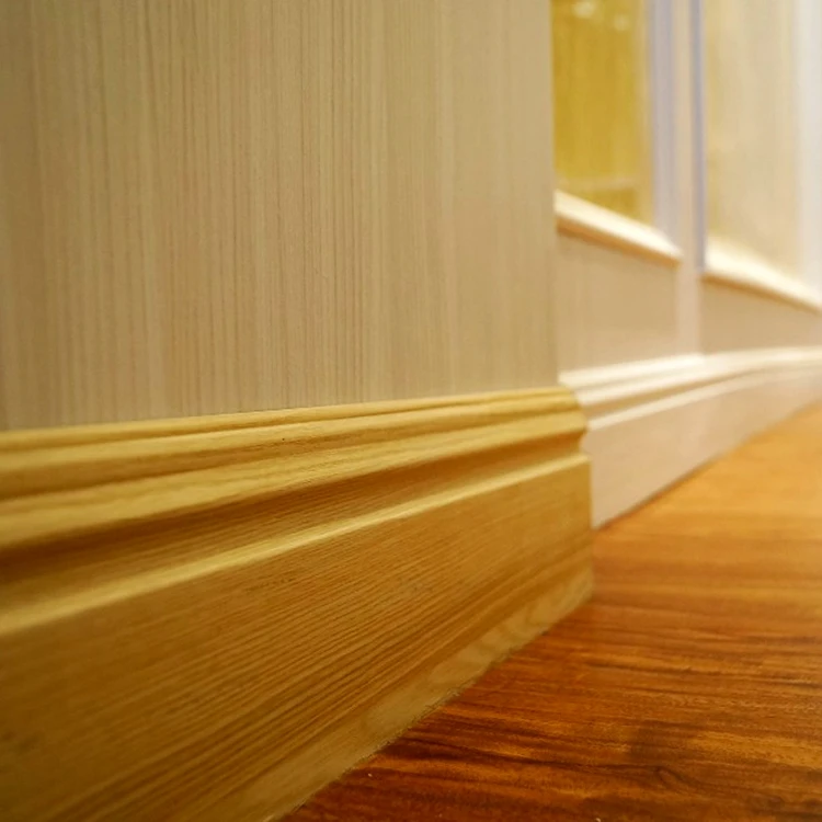 
120MM PVC Floor Accessories Home Decorative Skirting board Manufacturer 