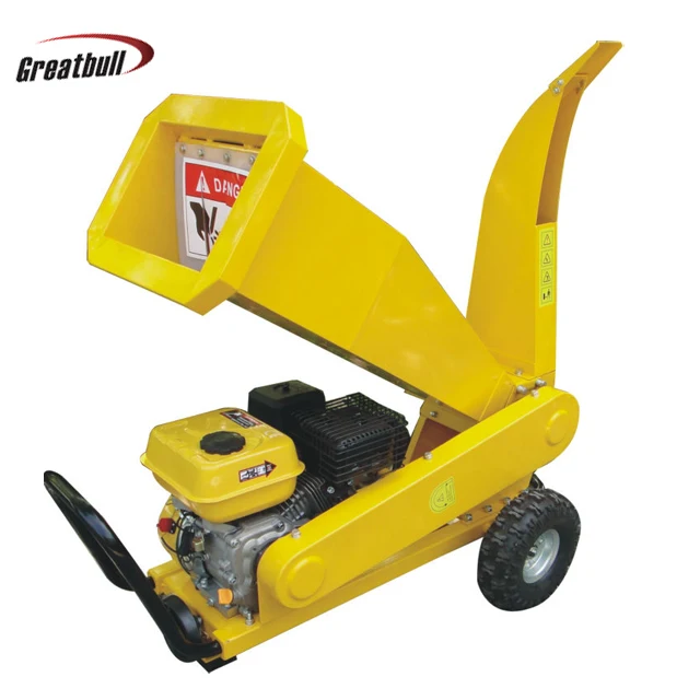 
15HP gasoline high speed steel wood machine chipper shredder 