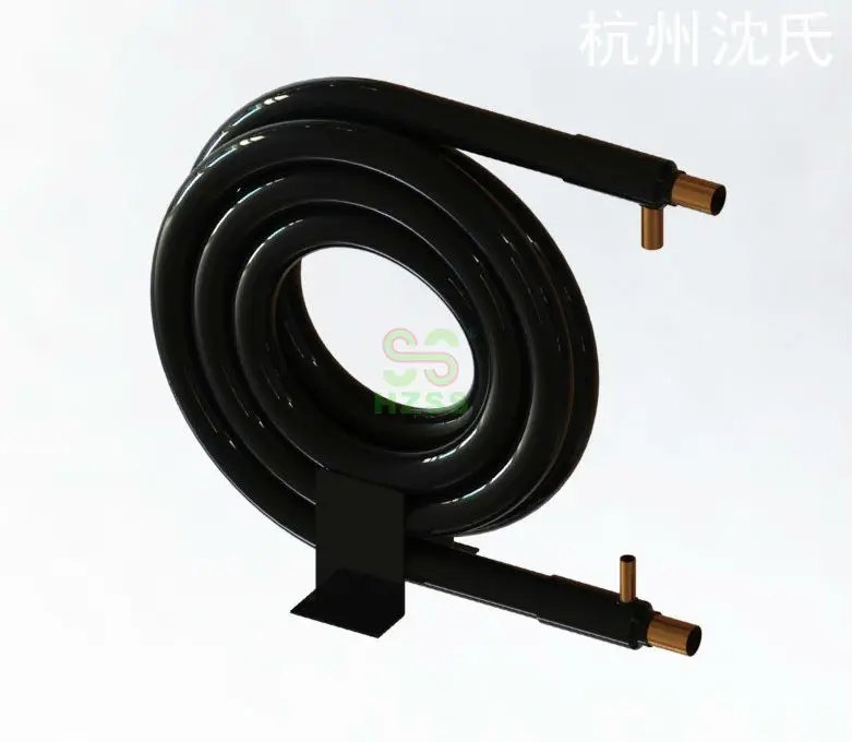 
Double pipe copper Stainless steel Titanium coaxial coil heat pump heat exchanger 