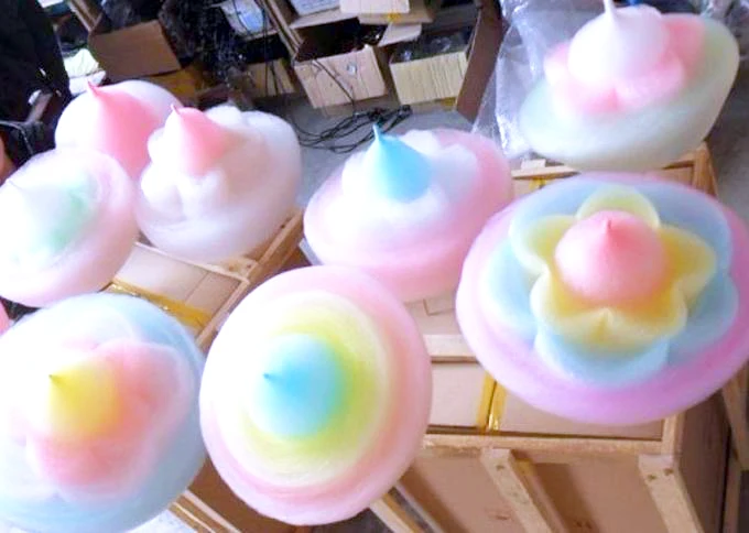 gas cotton candy floss machine	cart with 4 wheels