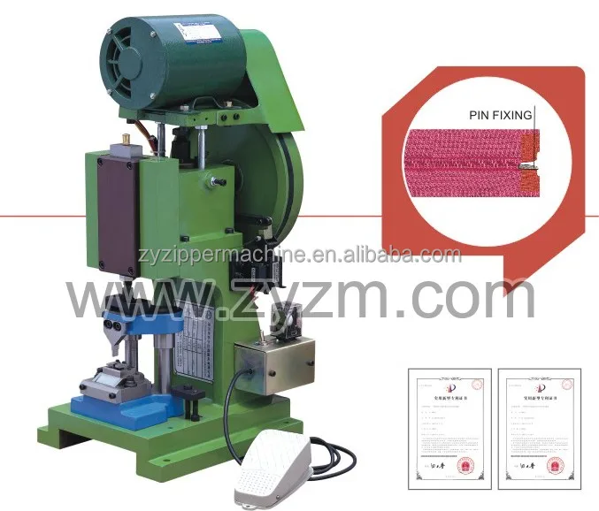 Полуавтоматическая машина для фиксации штифтов на молнии, оборудование для фиксации штифтов на молнии