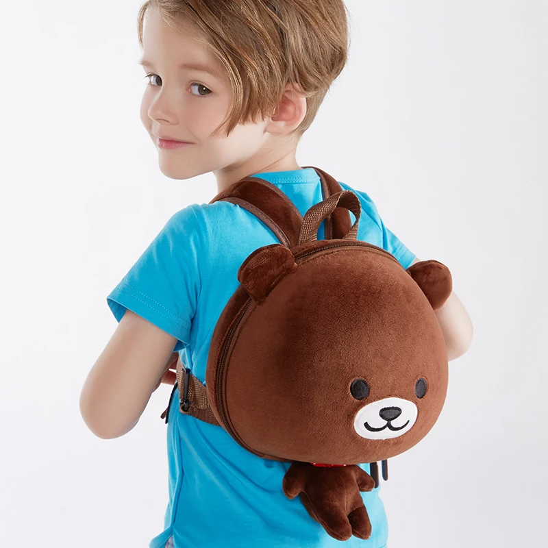 Supercute brand EVA+Plush pink color school backpack, backpack toddler cartoon 3d bags toddler girl backpack