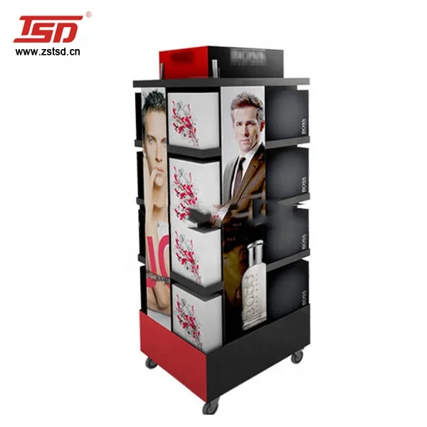 cosmetics shop acrylic perfume organizer,perfume counter top display,perfume shop fittings display rack