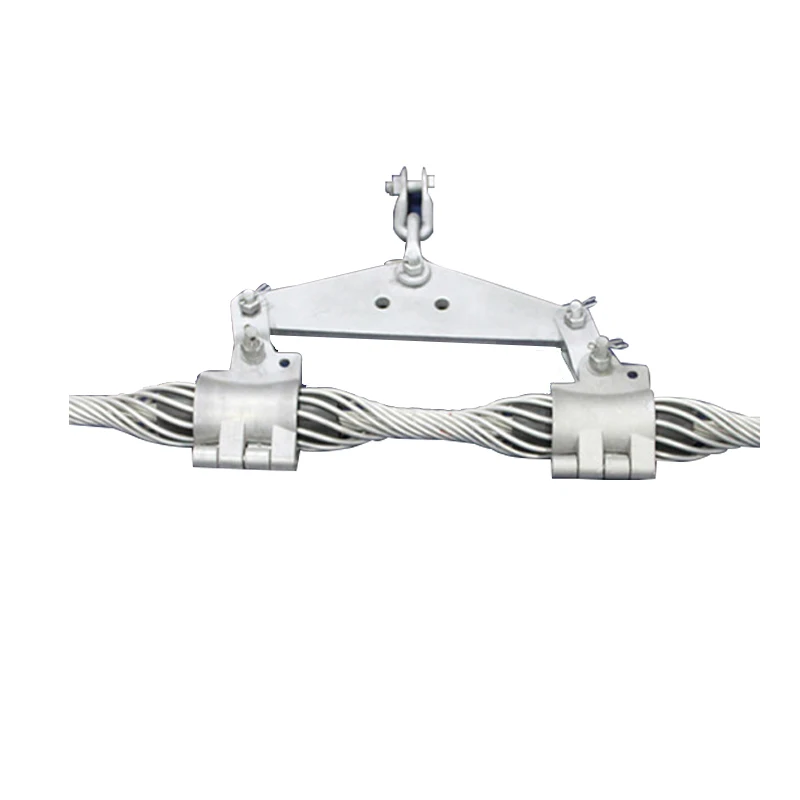 Горячеоцинкованная Провод заземления подвески Зажим / комплект