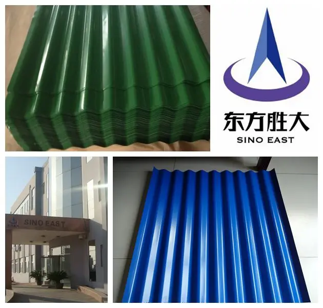 RAL color roofing material/metal tiles with various types for the Russian market
