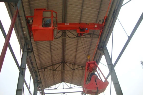Kuangyuan Brand 5 6 7 8 9 10 Ton LZ Grab Single Girder Beam Bridge Overhead Crane for Sale Eliectric Hoist Customised 7.5-31.5m