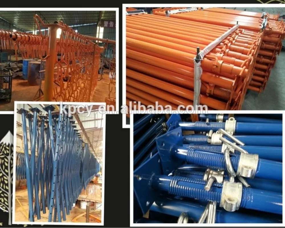 Регулируемые стальные крепления acrow для строительных лесов сделано на китайском